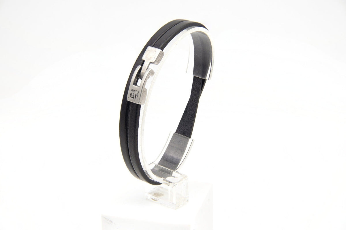 Pulsera Chiquita Doble - PuntoAR - BR-070-NEG-XXS