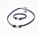 Pulsera Cordón Redondo con Tubo - PuntoAR - BR-TUBO-XXS