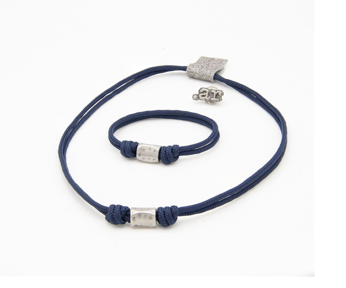 Pulsera Cordón Redondo con Tubo - PuntoAR - BR-TUBO-XXS