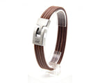 Pulsera Cuatro Cueros Ancha - PuntoAR - BR-015-MAR-XXS