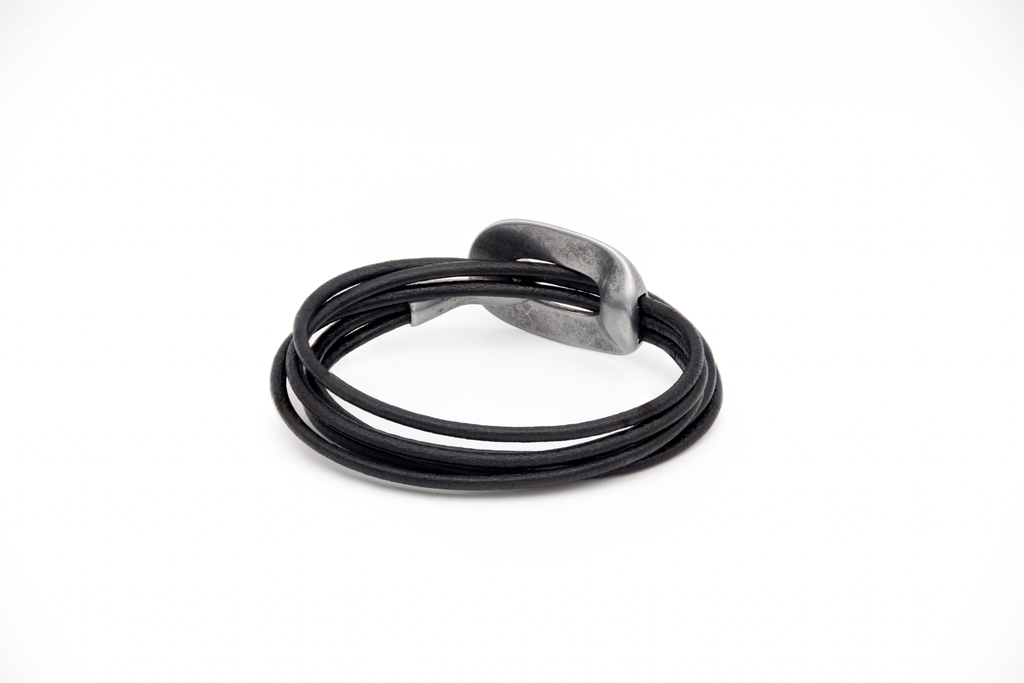 Pulsera de doble vuelta "Oval" - PuntoAR - BR-019-MN-8