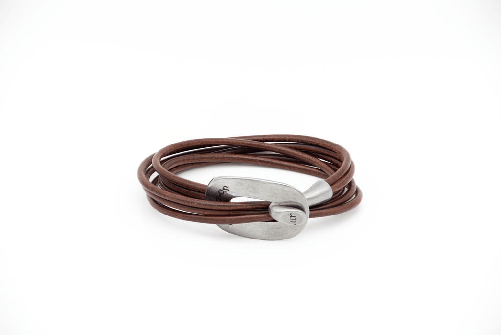 Pulsera de doble vuelta "Oval" - PuntoAR - BR-019-MN-15