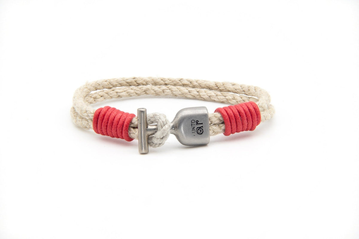 Pulsera Marinera T de cáñamo - PuntoAR - BR-005-NEG-XXS