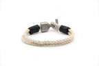 Pulsera Marinera T de cáñamo - PuntoAR - BR-005-NEG-XXS
