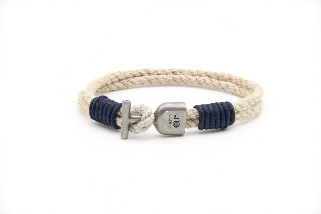 Pulsera Marinera T de cáñamo - PuntoAR - BR-005-NEG-XXS
