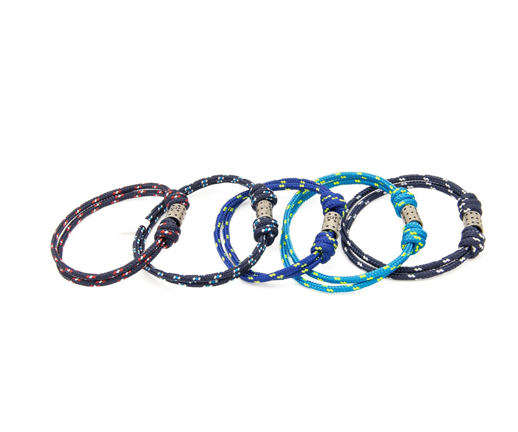 Pulsera Paracord con Abalorio - PuntoAR - NV-ABAL-MOR-XXS-TUB