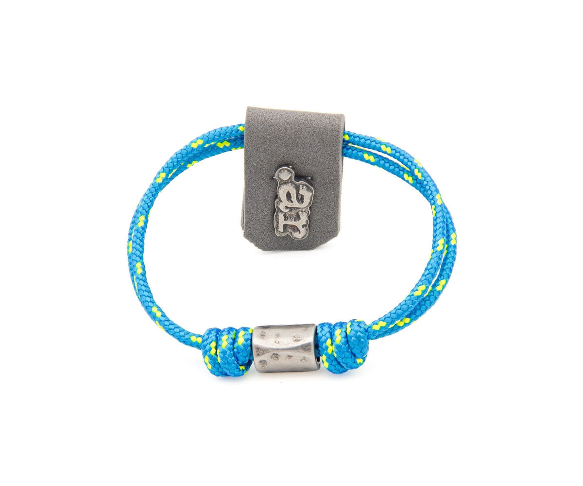 Pulsera Paracord con Abalorio - PuntoAR - NV-ABAL-CEL-XXS-TUB