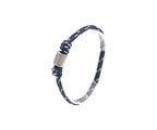 Pulsera Paracord con Abalorio - PuntoAR - NV-ABAL-AZM-XXS-TUB