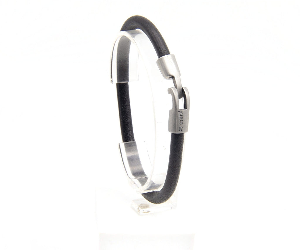 Pulsera Redonda Lisa - PuntoAR - BR-089-NEG-XXS