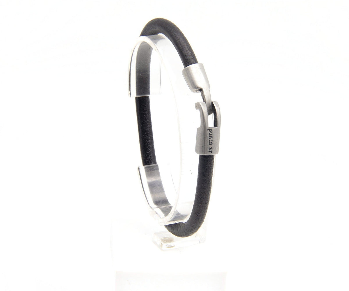 Pulsera Redonda Lisa - PuntoAR - BR-089-NEG-XXS