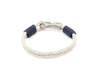 Pulsera Saint-Tropez de doble vuelta de soga náutica con ligaduras de hilo de color – PuntoAR