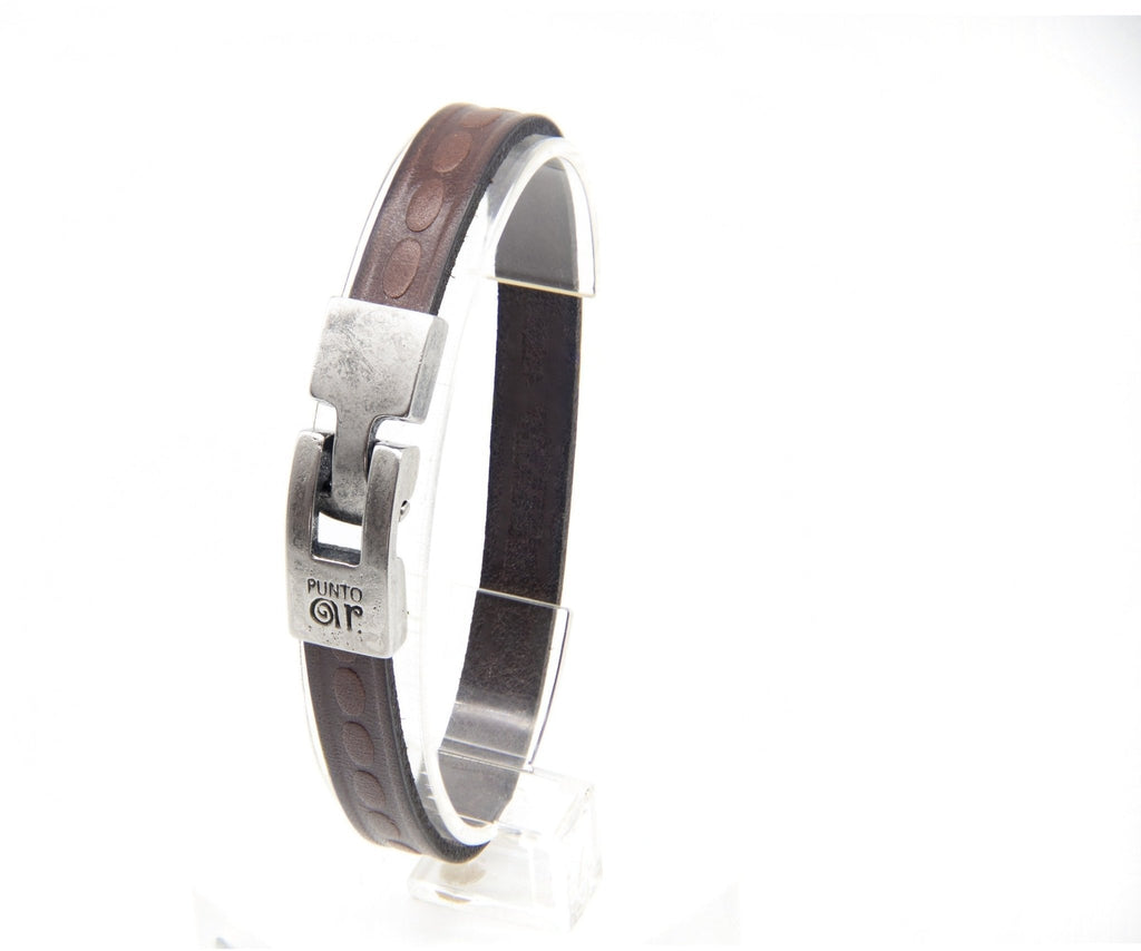 Pulsera Tira Grabada - PuntoAR - BR-333-NEG-XXS