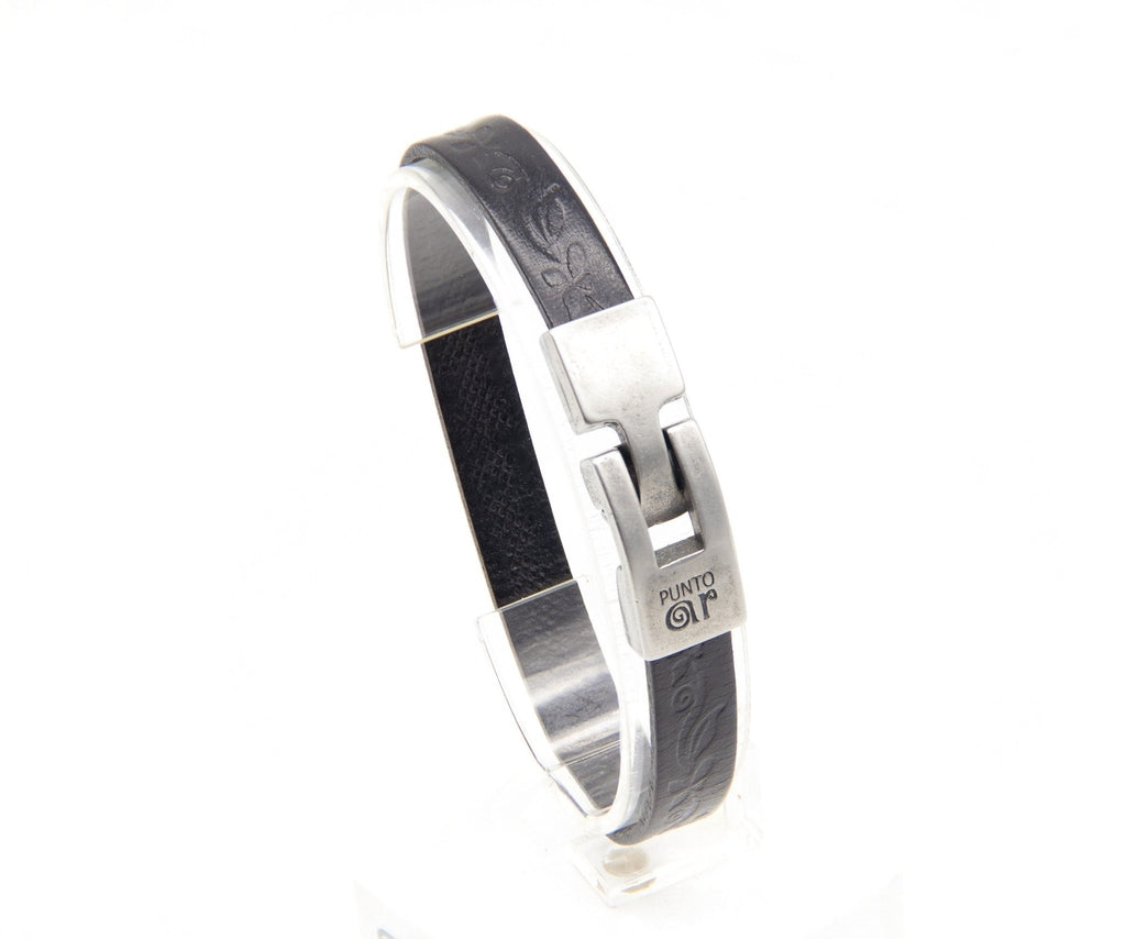 Pulsera Tira Grabada - PuntoAR - BR-333-NEG-XXS