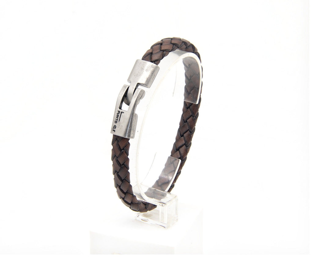 Pulsera Trenza Ancha - PuntoAR - BR-397-MAR-XXS