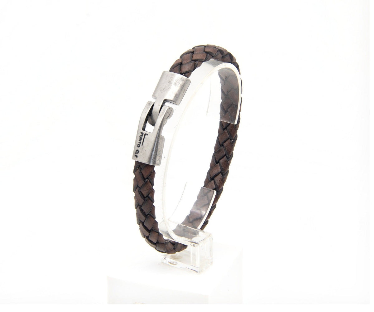 Pulsera Trenza Ancha - PuntoAR - BR-397-MAR-XXS