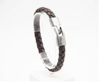Pulsera Trenza Ancha - PuntoAR - BR-397-BUR-XXS