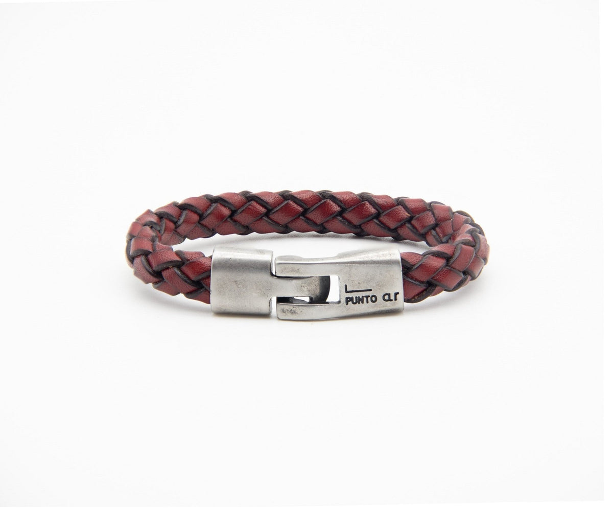 Pulsera Trenza Ancha - PuntoAR - BR-397-BUR-XXS