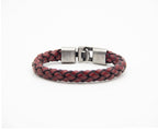 Pulsera Trenza Ancha - PuntoAR - BR-397-BUR-XXS