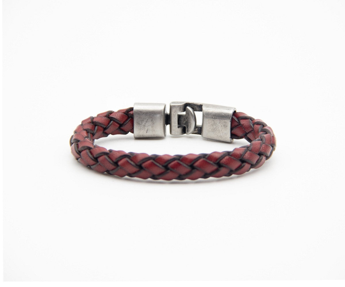 Pulsera Trenza Ancha - PuntoAR - BR-397-BUR-XXS