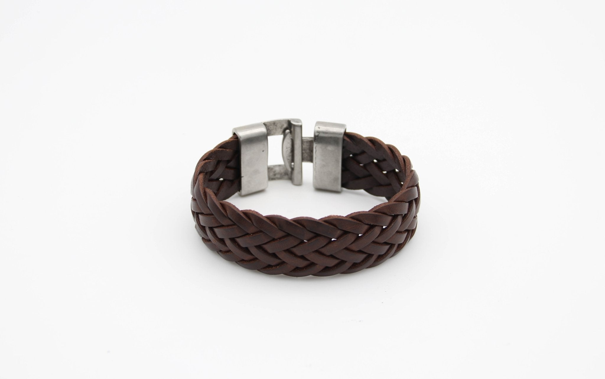 Pulsera Trenzada "Sofía" de Piel Genuina - PuntoAR - 