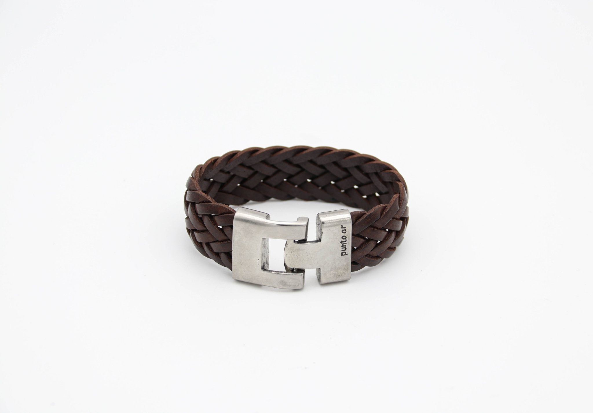 Pulsera Trenzada "Sofía" de Piel Genuina - PuntoAR - 