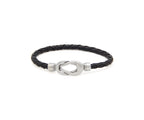 Pulsera Trenzado con cierre nudo - PuntoAR - BR-593-NEG-XXS