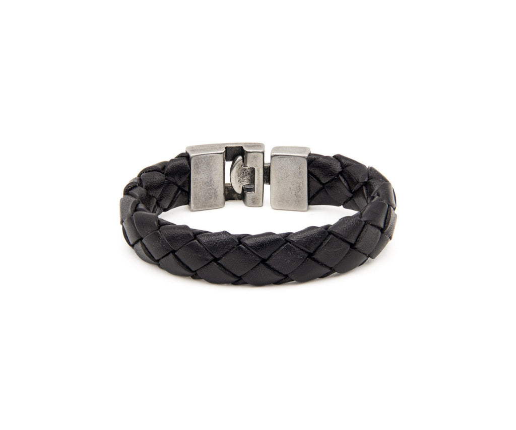 Pulsera Trenzado Grueso - PuntoAR - BR-099-NEG-XXS