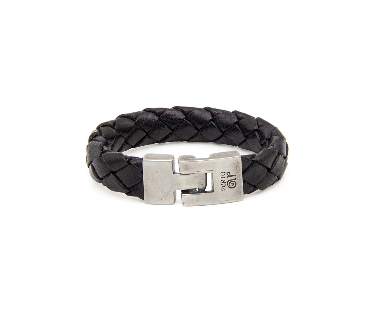 Pulsera Trenzado Grueso - PuntoAR - BR-099-NEG-XXS