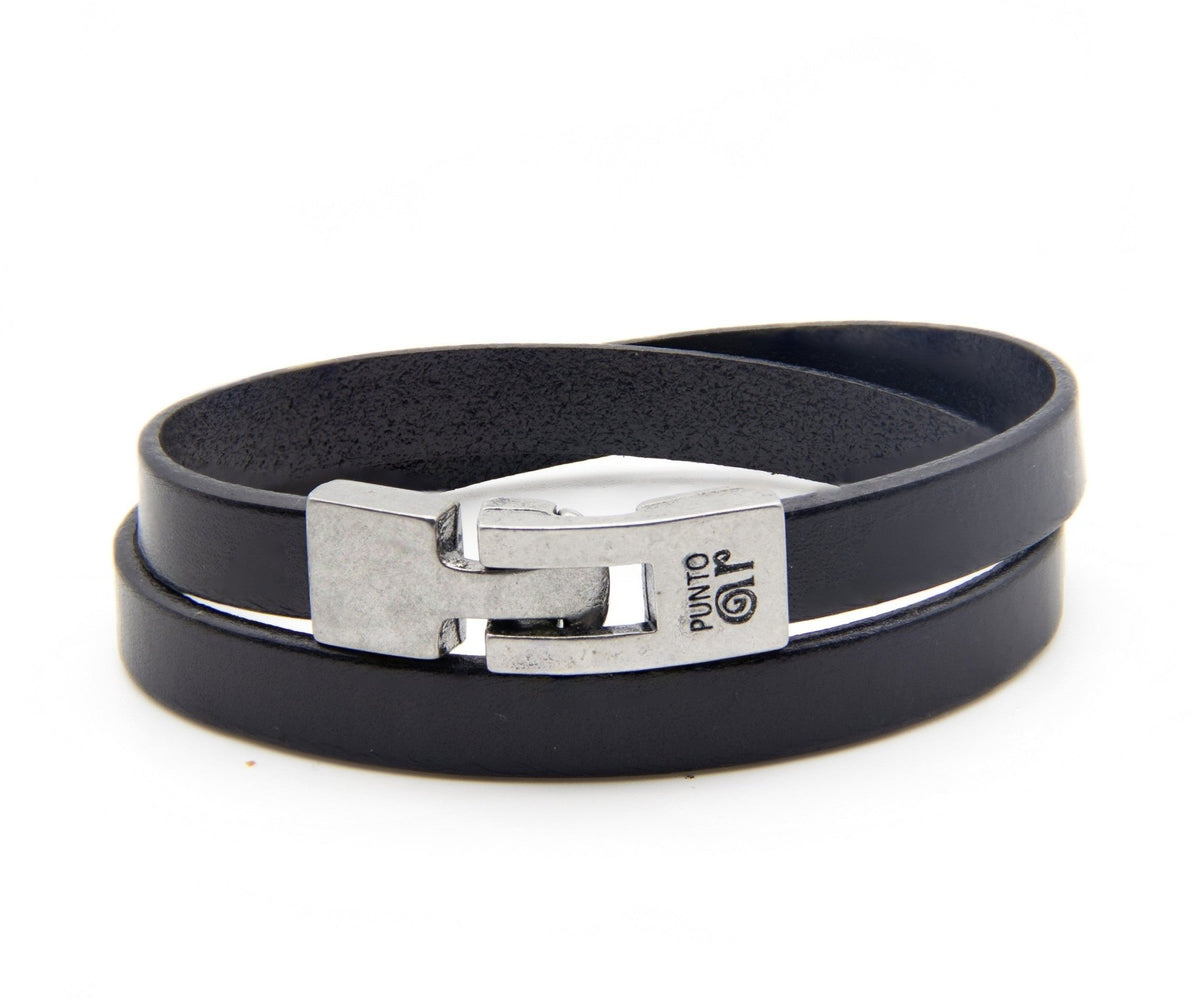 Pulsera Vieja Guardia lisa - PuntoAR - BR-474B-NEG-XXS